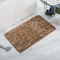 Miniatyrbillede 1 af 5: Badeværelsesmåtte Antislip Bademåtte Til Badeværelse Vandabsorberende Blød Mikrofiber Lusket Bademåtte Champagne 40*60CM