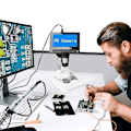 Miniatyrbild 1 av 5: 4,3 tum LCD Digital USB Mikroskop Endoskop 1000x