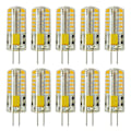 Miniatyrbillede 1 af 5: 10 stk G4 5W 3014 X 48 LED'er Hvidt Lys Lamper AC12V Ikke-dimbar Hal