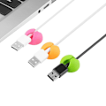 Miniatyrbillede 3 af 4: 6 stk. Multifunktionelle Silikon Kabel Drop Wire Holder