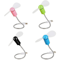 Miniatyrbillede 1 af 5: 4 stk. USB Mini Slange Fan Metal Fleksibel Kølefan