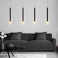 Miniatyrbilde 3 av 5: 1-lys 2 stk LED-pendellampe Nedlys Aluminiums 5w