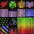 Miniatyrbilde 2 av 5: Julegardinlys Smart LED RGB Farge Bluetooth