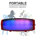 Miniatyrbilde 2 av 4: Fargerike Lys Trådløs Bluetooth-høyttaler Subwoofer