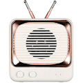 Miniatyrbild 1 av 5: Retro Bluetooth-högtalare, Vintage Bärbar Bluetooth-högtalare Bärbar FM-radio Minihögtalare