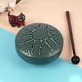 Miniatyrbilde 2 av 5: Ståltungetromme Panda Drum, 4,9 tommer 6-note Tank Drum Percussion Instrument, c-tone Handpan Drum med Trommestikker og Bæreveske, vakkert designet og P