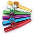 Miniatyrbilde 3 av 5: 24-pakks Metall Kazooer Med 24 Stk Kazoo Fløyte Membraner 6 Farger, God Kompis For Ukulele, Fiolin