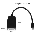 Miniatyrbild 5 av 5: Mini DP till DVI Aktiv Adapter för Videoutrustning