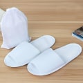 Miniatyrbillede 5 af 5: Enkle Slippers - Foldbare, Engangs, Til Hjemmet, Gæster, Indendørs