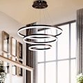 Pikkukuva 2 / 5: LED-riipusvalaisin 3-valoa 40 cm rengaspyöreä muotoilu