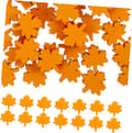 50 st höstträpärlor med lönnlövsdesign för tacksägelse- och halloweenhantverk Mångsidig dekoration