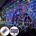 Miniatyrbild 5 av 5: Ramadan Eid-lampor Solcells LED Stränggardin 3,5m