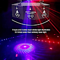 Miniatyrbilde 2 av 5: Festlys DJ Disco Scene Lys Strobe Flash Effekter