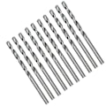 Miniatyrbild 1 av 5: Mini Borr HSS-Bit 0,5mm-2mm Rak Schaft Spiralborr Set Verktyg, (silver)(40st)