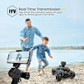 Miniatyrbillede 3 af 5: 2 Batterier Deerc De36w Wifi RC Bil Kamera HD 720p FPV RC Bil Legetøj Til Børn RC Lastbiler (Blå)
