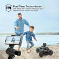 Pikkukuva 3 / 5: 2 Akkua Deerc De36w Wifi RC-auto Kamera HD 720p FPV RC-auto Leikkikalut Lapsille RC-kuorma-autot (sininen)