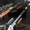 Pikkukuva 4 / 5: Uusi saapunut lasten lelu Awm Sniper -leluase BB-muovikuulilla Pubg Awm -leluase kuulilla lasermaali ja jalusta -xx Blue