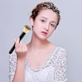 Miniatyrbillede 2 af 5: Kvinders Kosmetisk Fiberpudder Foundation Blush Stipple