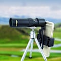 Miniatyrbild 1 av 5: Mobiltelefonteleskop med optiskt glas, monokulär zoomlins