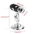 Miniatyrbild 5 av 5: 1600x 3-i-1 USB Digital Mikroskop Typ-C 8 LED-kamera
