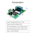 Miniatyrbillede 3 af 5: Dc5v12v Tuya Smart Life Wifi Smart Switch Dør Adgang Relæ