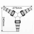 Miniatyrbillede 4 af 5: Y-Fordeler Vandfordeler Til Damppumpe Cst-02 25/32/38mm (1\"/1 1/4\"/1 1/2\")
