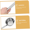 Miniatyrbillede 4 af 8: Ergonomisk suppeske med rustfrit stålhåndtag, køkkenvandsske