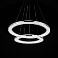 Miniatyrbilde 3 av 5: 1-lys 40 cm LED Hengelampe Metall Akryl Sirkel Moderne