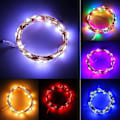 Miniatyrbillede 2 af 4: 5m 50 LED Kobbertråd Julefest Lysstreng Feelyg 12v