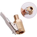 Miniatyrbild 5 av 5: 2-delad Bil Däckventil Adapter, 8mm Pumpmunstycke Mässing Inflator Ventilklämma Anslutningsadapter