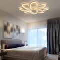 Miniatyrbilde 4 av 5: 53cm Taklampe LED Stue Soverom Blomst Lampe