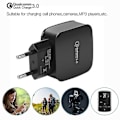 Miniatyrbild 1 av 5: Universal Snabbladdare QC 3.0 Väggladdare Adapter