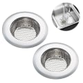 Miniatyrbillede 2 af 4: 2 stk Køkkenvask Si Basket Rustfrit Stål Vask Aftapning Filter Køkkenredskaber Og Gadgets Vask Filter-yuhao large