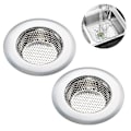 Miniatyrbillede 2 af 5: 2 stk Køkkenvask Si Basket Rustfrit Stål Vask Aftapning Filter Køkkenredskaber Og Gadgets Vask Filter-hyj Small
