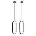 Miniatyrbillede 2 af 5: 16cm Enkelt Design Hængende Lampe Aluminium Geometrisk LED