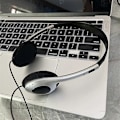 Miniatyrbillede 5 af 5: Hovetelefoner Y2k Personlighed Retro Headset Sort Mode Stil Headset Over Øre Silver