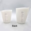 Miniatyrbilde 2 av 5: 2 stk Silikon Målebeger 250/500ml Blandingsbeger Med Skala Klare Graderte Beger For Hjemmet