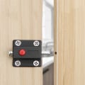 Miniatyrbilde 2 av 5: Lås, Automatisk Fjærknapps Sikkerhetsglidebryter For Skap, Innvendig Og