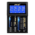 Miniatyrbillede 1 af 5: Golisi 4 Slots Smart LCD Genopladelig Batterilader