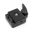 Pikkukuva 1 / 4: Nopea irrotuslevy 1/4'' - 3/8'' ruuviadapteri yhteensopiva (1 kpl, musta)