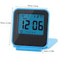 Miniatyrbild 2 av 5: Mini Vikbar Multifunktionell Bärbar LED-Klocka, Temperatur Kalender Datum (exklusive Batteri) blue