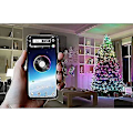 Miniatyrbillede 3 af 4: Juletræspynt Tilpassede LED-Lysstreng App-Styring