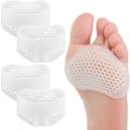 Miniatyrbillede 1 af 5: Fodpuder Puder 4 Par Elastisk Silica Gel Bund Hæl Fødder Beskytter Indlæg Hårdhud