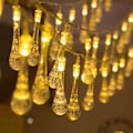 Pikkukuva 5 / 5: Ulkoilma Solar String Light 6.5m 30led Solar Bulb Fairy Lights