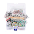 Miniatyrbillede 1 af 5: 1818 stk DIY Elektronik Komponent Sæt Assorteret Modstande LED Triode Kondensatorer Dioder PCB Potent