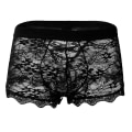 Miniatyrbild 2 av 4: Mäns Underkläder Spets Transparent Mesh Låg Midja Boyshort-yuhao