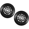 Miniatyrbillede 5 af 5: Stille Reparation Udskiftning Universal Holdbar Rejse Kuffert Hjul Rejse Kuffert Dele ( Sort ) ( 2 stk )