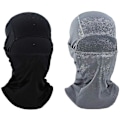 Miniatyrbillede 1 af 5: 2 Par Balaclava Vindtætte Ansigtsmasker Ski Halsvarmer