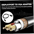 Miniatyrbild 8 av 8: Högupplöst Videokabel till Adapter 1,8m Lång för Monitor Laptop Projektor Pålitlig Signal