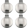 Miniatyrbilde 1 av 5: 4 stk Komfyr Knapper Gasskomfyr Knapper Metall Gasskomfyr Knapper Gasskomfyr Knappkontroll